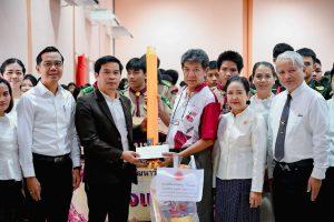 โครงการถวายเทียนพรรษาเนื่องในวันเข้าพรรษา และจิตอาสาพัฒนาวัดไทย